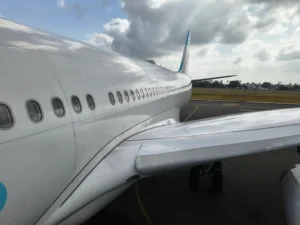 Reise im Flugzeug