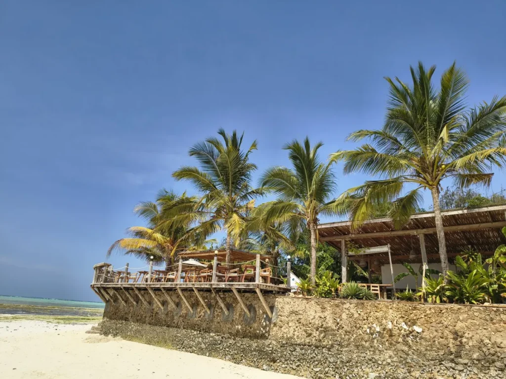 Restaurant am Strand von Nungwi
